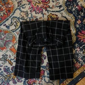 Madewell black checkered jeans